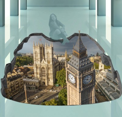 Англия. Вестминстерское аббатство Макет 3D картины "Англия. Вестминстерское аббатство" для печати наклейки на пол